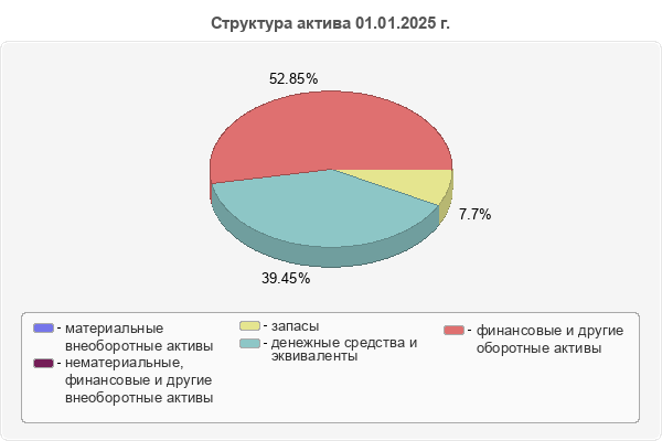 Структура актива 01.01.2025 г.