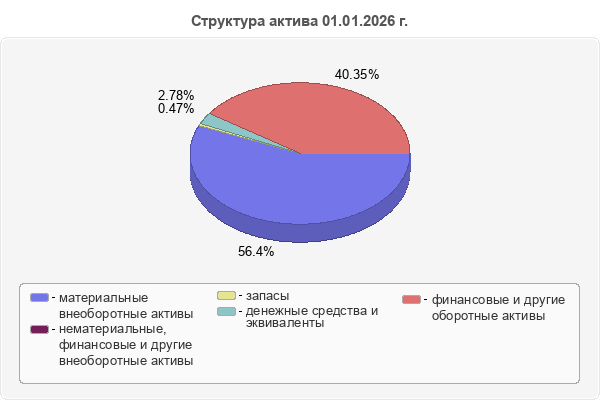 Структура актива 01.01.2026 г.
