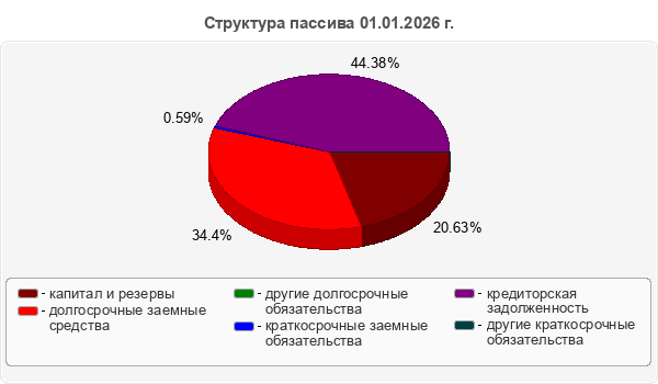 Структура пассива 01.01.2026 г.