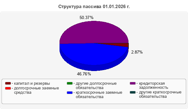 Структура пассива 01.01.2026 г.
