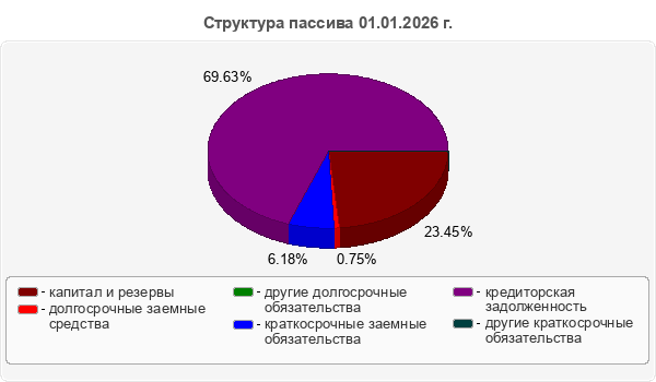Структура пассива 01.01.2026 г.