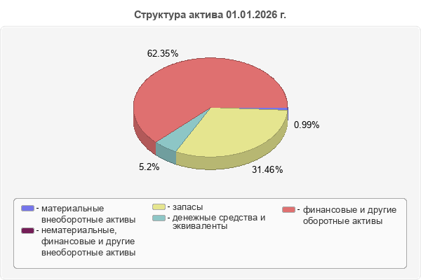 Структура актива 01.01.2026 г.