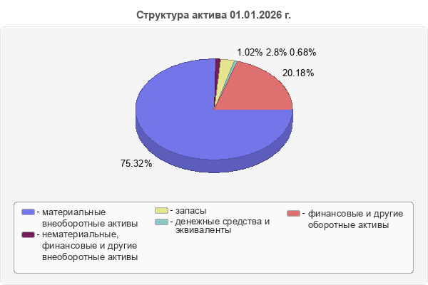 Структура актива 01.01.2026 г.
