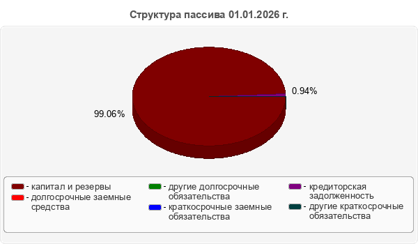 Структура пассива 01.01.2026 г.