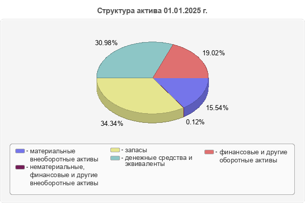Структура актива 01.01.2025 г.