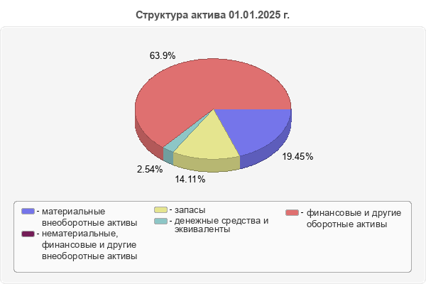 Структура актива 01.01.2025 г.