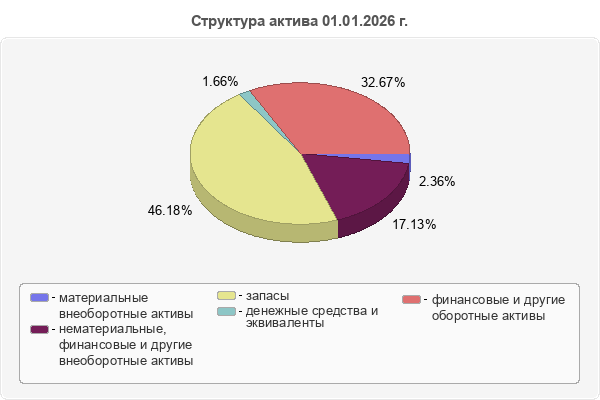 Структура актива 01.01.2026 г.