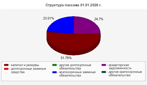 Структура пассива 01.01.2026 г.