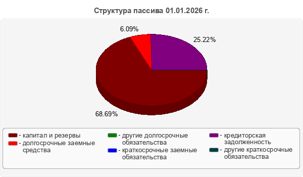 Структура пассива 01.01.2026 г.