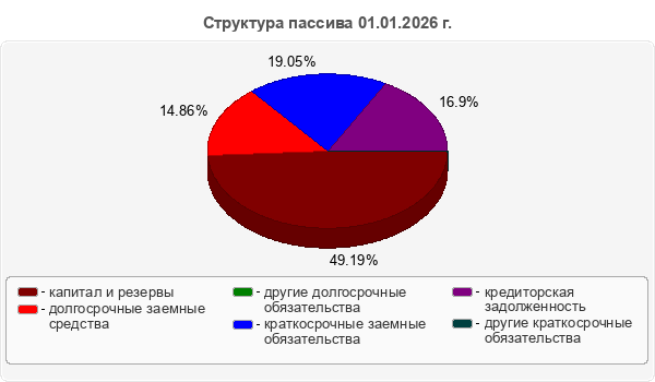 Структура пассива 01.01.2026 г.
