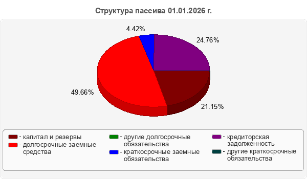 Структура пассива 01.01.2026 г.