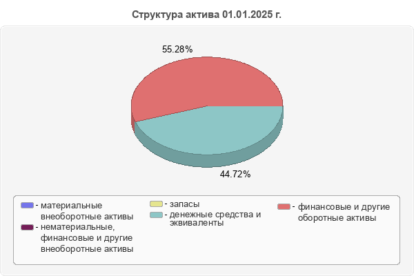Структура актива 01.01.2025 г.
