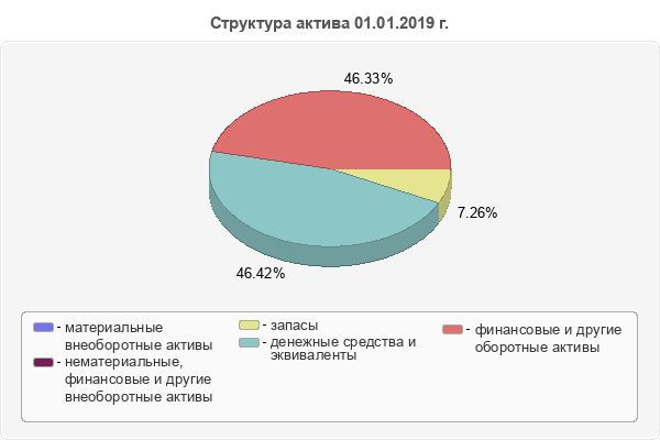 Структура актива 01.01.2019 г.