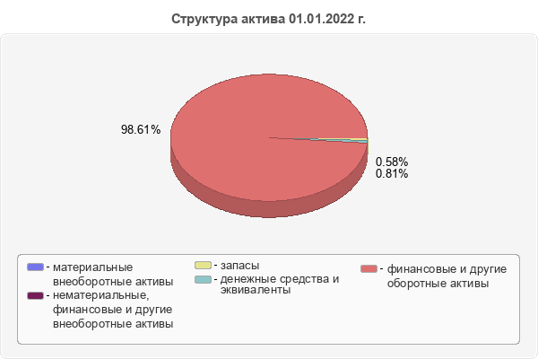 Структура актива 01.01.2022 г.