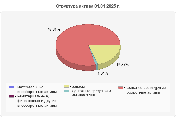 Структура актива 01.01.2025 г.