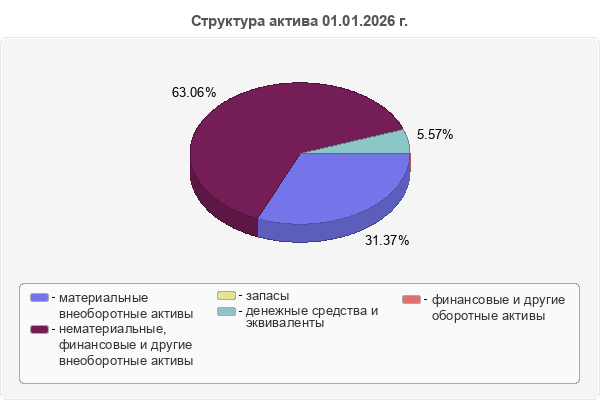 Структура актива 01.01.2026 г.