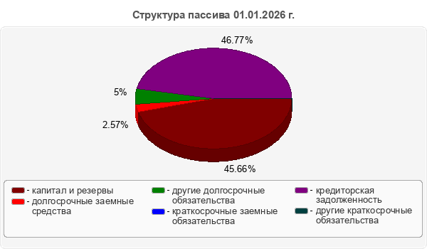 Структура пассива 01.01.2026 г.