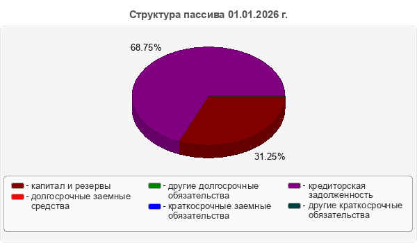 Структура пассива 01.01.2026 г.