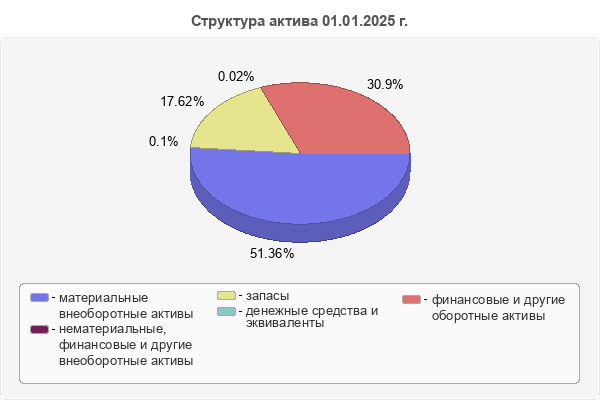 Структура актива 01.01.2025 г.