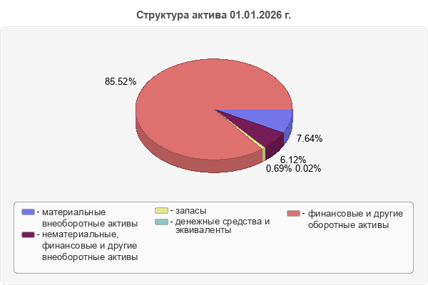 Структура актива 01.01.2026 г.