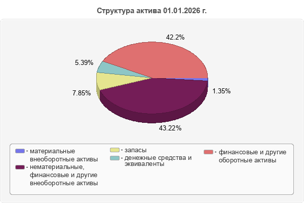 Структура актива 01.01.2026 г.