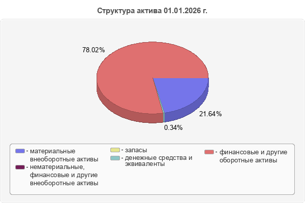 Структура актива 01.01.2026 г.