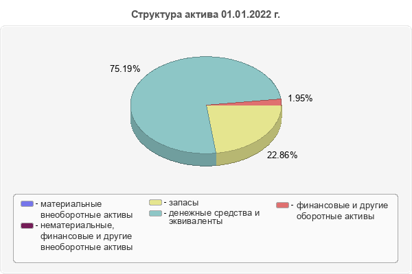Структура актива 01.01.2022 г.