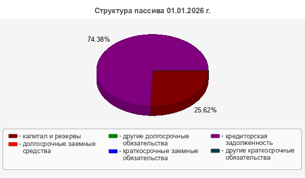 Структура пассива 01.01.2026 г.