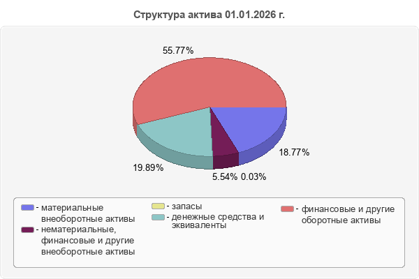 Структура актива 01.01.2026 г.