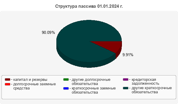 Структура пассива 01.01.2024 г.