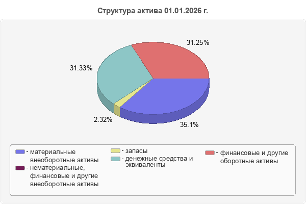 Структура актива 01.01.2026 г.