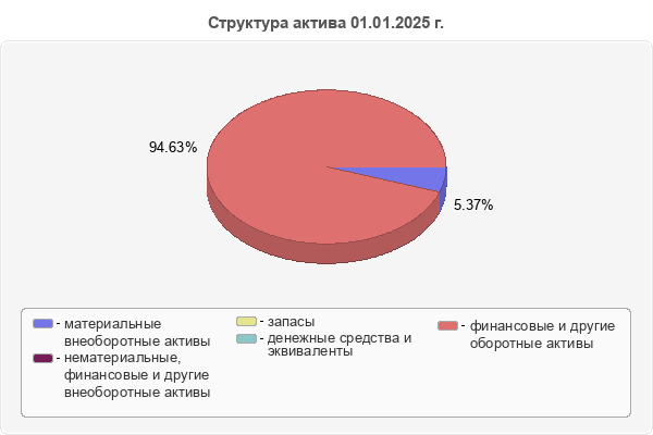 Структура актива 01.01.2025 г.