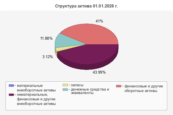 Структура актива 01.01.2026 г.