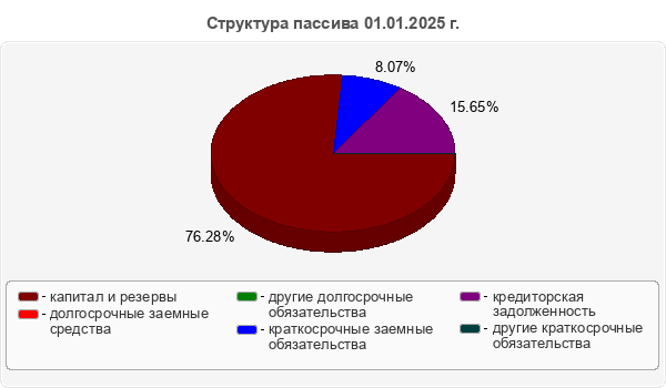 Структура пассива 01.01.2025 г.
