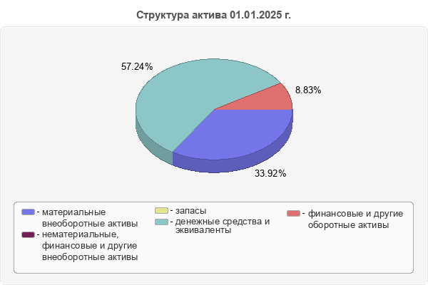 Структура актива 01.01.2025 г.