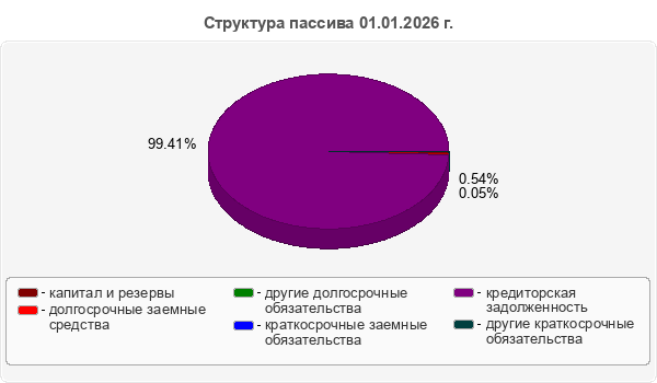 Структура пассива 01.01.2026 г.