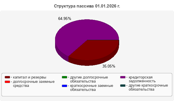 Структура пассива 01.01.2026 г.