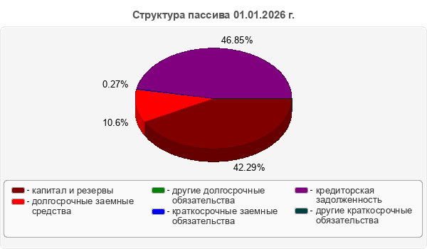 Структура пассива 01.01.2026 г.