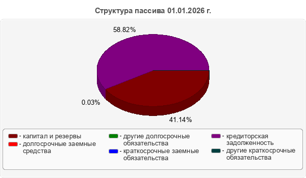 Структура пассива 01.01.2026 г.