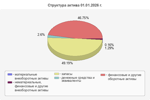 Структура актива 01.01.2026 г.