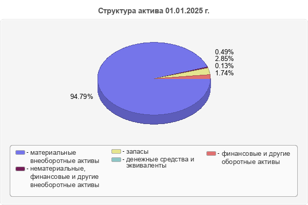 Структура актива 01.01.2025 г.