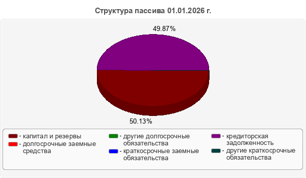Структура пассива 01.01.2026 г.