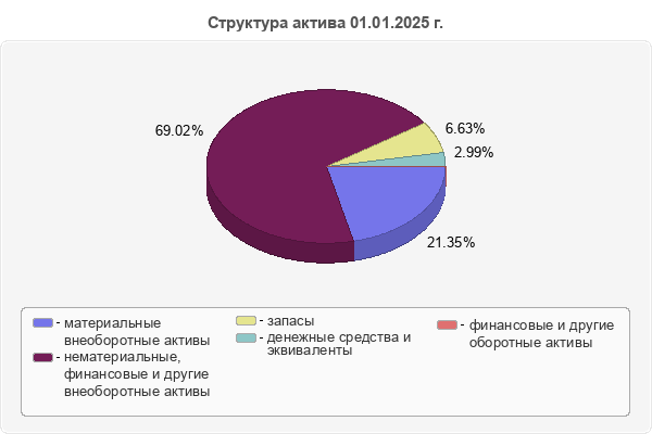 Структура актива 01.01.2025 г.