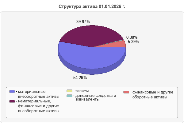 Структура актива 01.01.2026 г.