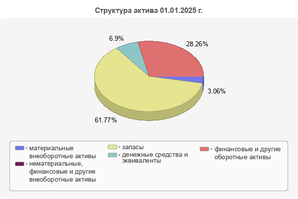 Структура актива 01.01.2025 г.