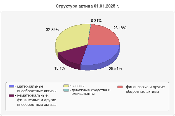 Структура актива 01.01.2025 г.