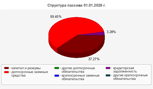 Структура пассива 01.01.2026 г.