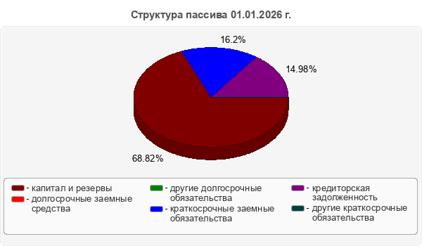 Структура пассива 01.01.2026 г.
