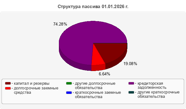 Структура пассива 01.01.2026 г.