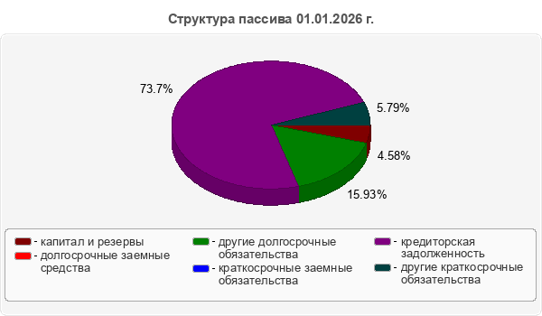 Структура пассива 01.01.2026 г.